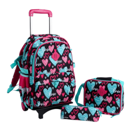 16 Inch Trolley Bag 3 Pcs Set - Love
